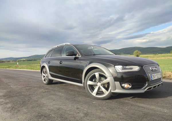 Audi A4 Allroad cena 56700 przebieg: 249000, rok produkcji 2014 z Wiązów małe 277